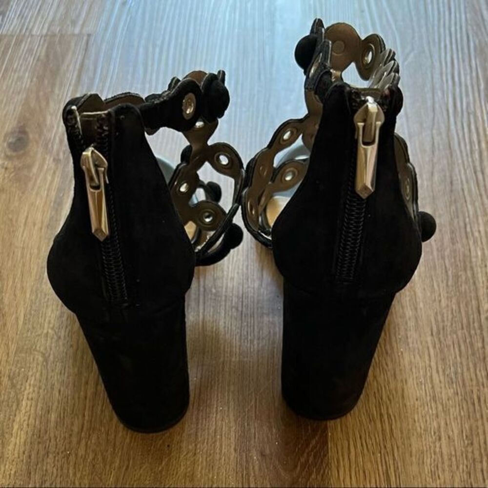 Sam Edelman Women's Yuli Heeled Sandal Back Zipper Black Size 7.5 - Picture 6 of 13